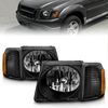 Anzo Usa 01-05 EXPLORER SPORT TRAC HEADLIGHTS CRYSTAL BLACK 111041